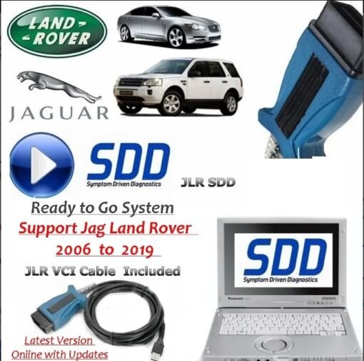 IDS SDD JLR + Cable+Laptop Diagnostics Kit for Jaguar Land Rover