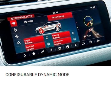 Configurable Dynamic Mode for New Range Rover Evoque