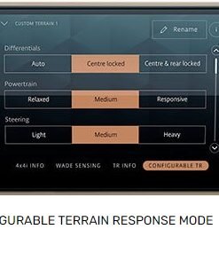 Configurable Terrain Response Mode for Discovery 5 2021