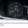 Instrument Cluster SVR Skin for Range Rover Sport 2014-2016