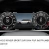 Instrument Cluster SVR Skin for Range Rover Sport 2018