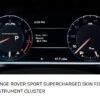 Instrument Cluster Supercharged Skin for Range Rover Sport 2014-2016