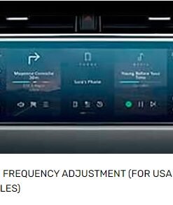 Radio Frequency Adjustment for New Range Rover Evoque 2019-2020 (For USA Vehicles)