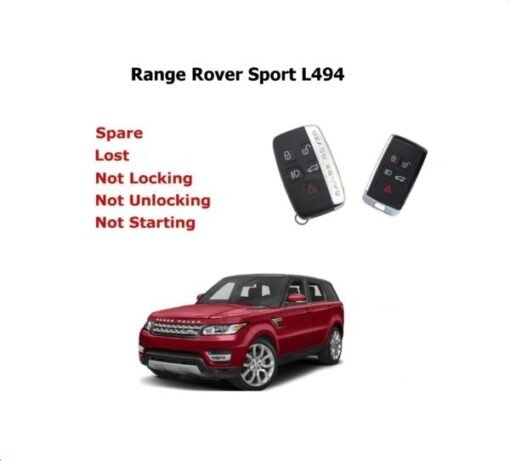 Key Fob Replacement for Range Rover Sport L494 Spare Lost Not Locking Not Unlocking