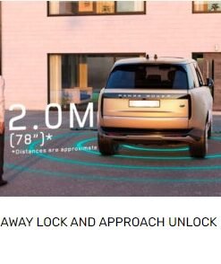 Walk-away Lock and Approach Unlock for New Range Rover Sport 2023+