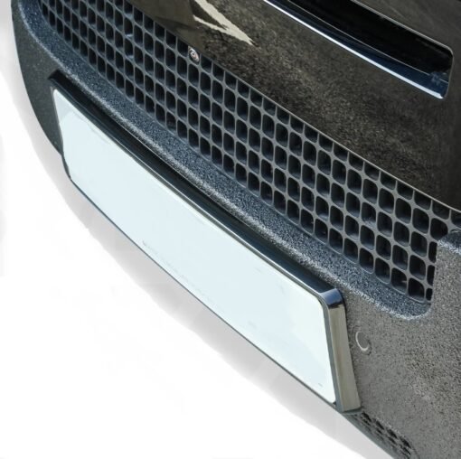 Black Front Number Plate for Land Rover Defender L663
