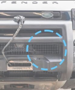 Black Winch Access Panel Kit for Land Rover Defender L663