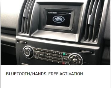 Bluetooth/Hands-Free Activation for Freelander 2 2006-2014