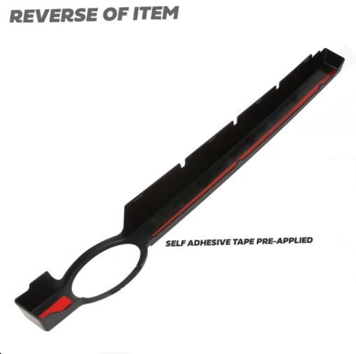 Cover of the Front Grille Bar in Matt Black for Land Rover Defender L663