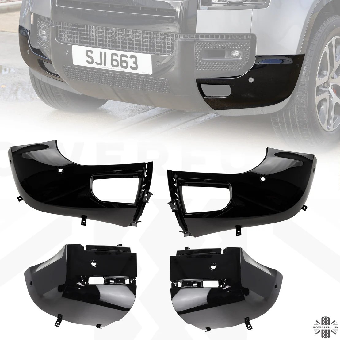 Front & Rear Bumper Corners for Land Rover Defender L663