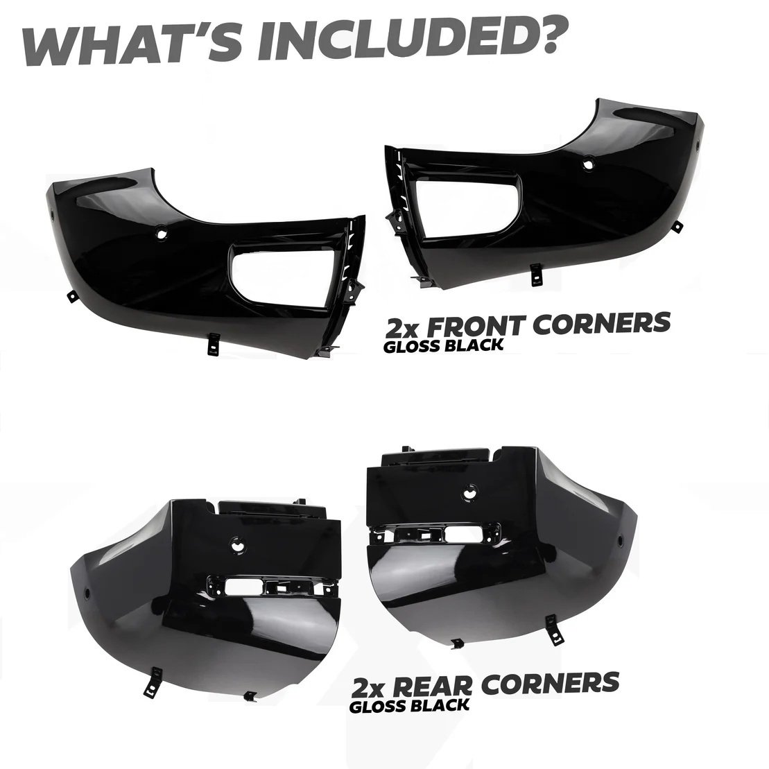 Front & Rear Bumper Corners for Land Rover Defender L663
