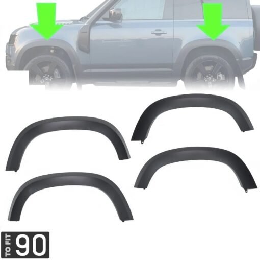 Genuine Extended Wheel Arch Kit Set for Land Rover Defender L663 90 Model