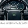 Language Change on Instrument Cluster for Freelander 2 2006-2014