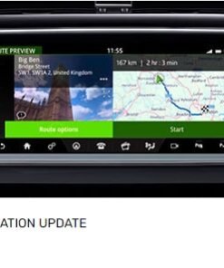 Navigation Update for Jaguar F-Pace 2016