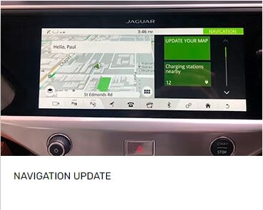 Navigation Update for Jaguar I-Pace 2018-2020