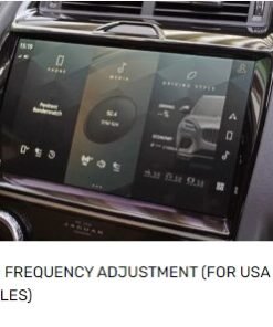 Radio Frequency Adjustment for Jaguar E-Pace 2021