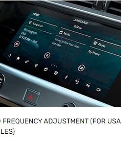 Radio Frequency Adjustment for Jaguar I-Pace 2018-2020