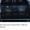 Radio Frequency Adjustment for Jaguar XE 2021+