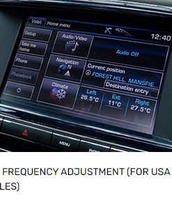 Radio Frequency Adjustment for Jaguar XJ 2010-2019