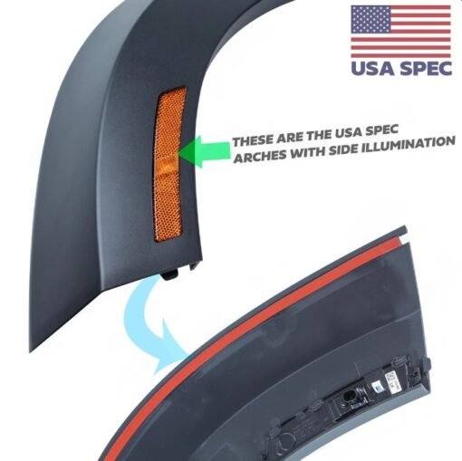 USA Spec Genuine Extended Wheel Arch Kit Set for Land Rover Defender L663