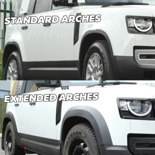 USA Spec Genuine Extended Wheel Arch Kit Set for Land Rover Defender L663