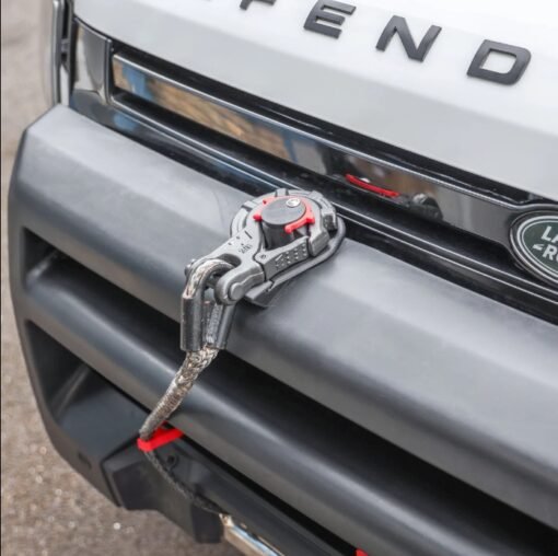 Winch Access Panel & Hook Holder Bundle with Red Clips for Land Rover Defender L663