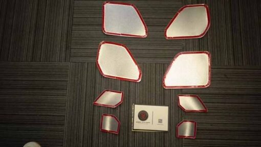 Door Speaker Cover Mobile Speaker Mesh Frame Outdoor Rock Pocket Speaker for Defender