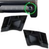 Black Rear Bumper Twin Exhaust Trims for Land Rover Discovery 5 HSE dynamic