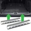 Boot Step Inserts in Bright Stainless for Land Rover Discovery 5