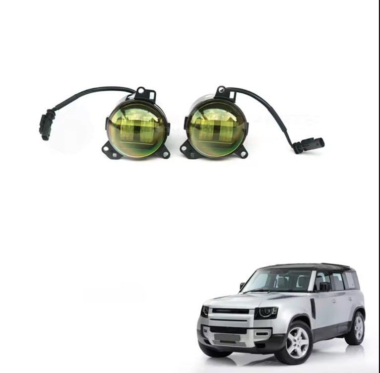 Car Exterior Parts Gold Fog Light for Land Rover Defender 90 110 2020