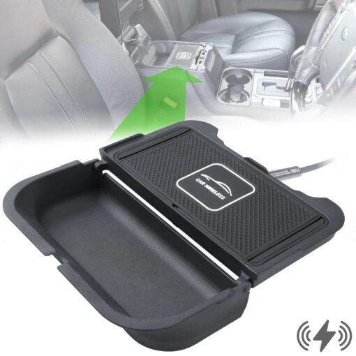Cubby Box Wireless Phone Charging Kit for Land Rover Discovery 3 4