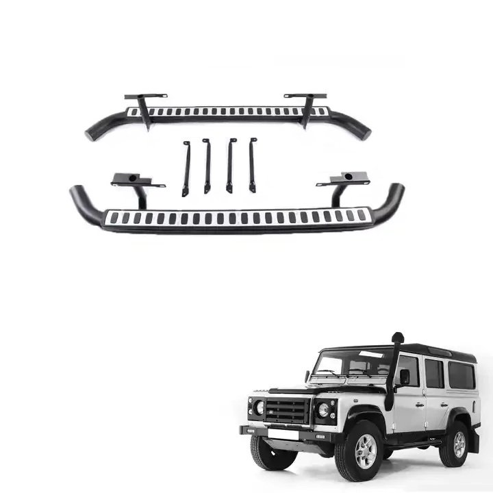 Exterior Accessories Fix Side Step for 4 Door For Land Rover Old Defender