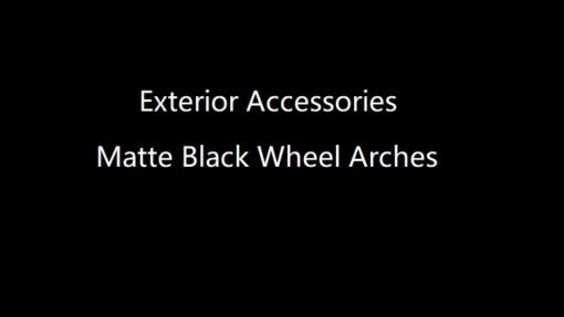 Exterior Accessories Matte Black Wheel Arches for Land Rover Classic Defender 110