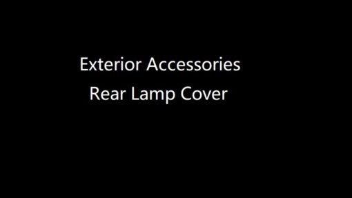 Exterior Accessories Rear Lamp Cover