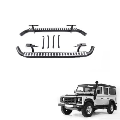 Exterior Accessories Three Door Step Side Skirt Car Running Board for Land Rover Classic Defender 90