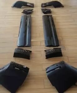 Exterior Body Kits Edition Front and Rear Bumper Wrap Angle Door Gloss Black for New Defender 110 2022