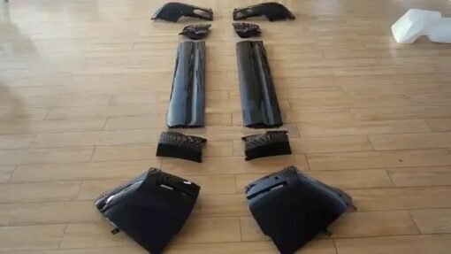 Exterior Body Kits Edition Front and Rear Bumper Wrap Angle Door Gloss Black for New Defender 110 2022