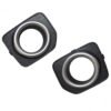 Facelift Style Front Bumper Fog Lamp Bezels for Land Rover Discovery 4