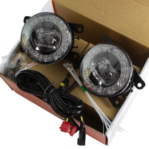 Front Bumper 2-in-1 Fog & DRL LED Lamps for Land Rover Discovery 4