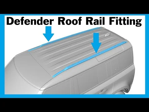 Genuine Land Rover Roof Rails for Defender L663 90