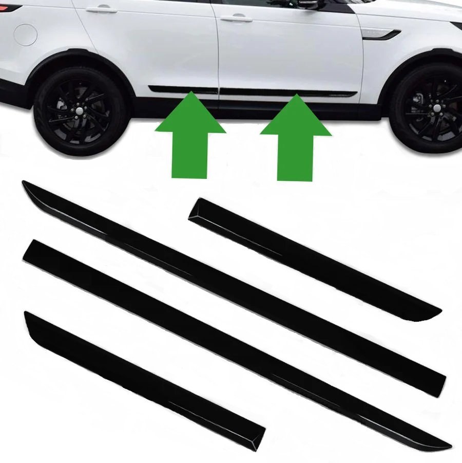 Gloss Black Door Rubbing Strip Set for Land Rover Discovery 5