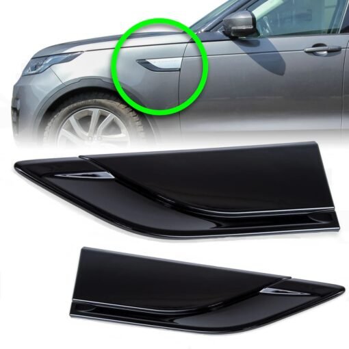 Gloss Black Dynamic Side Vents for Land Rover Discovery 5