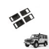 Interior Accessories Inner Handle Bowl Black 4 PCS For Land Rover Old Defender 110 2004-2018