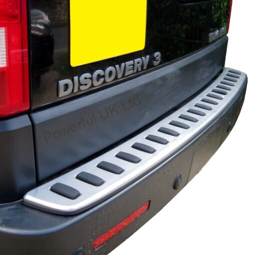 Premium Stainless Steel Rear Bumper Cover for Land Rover Discovery 3 & 4