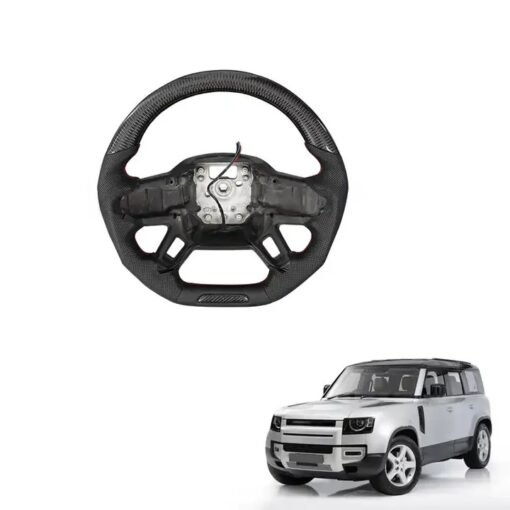 OEM Custom Carbon Fiber 40X40 Car Steering Wheel For Land Rover Defender 2020