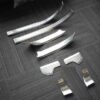 Auto Spare Kit LED Light Kit Door Sill Guard Sticker Decoration Strip for Land Rover Defender 90 110 2020