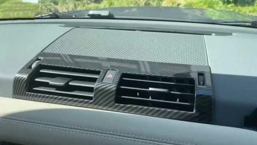 Center Console Wind Carbon Fiber Pattern Air Vent Cover Design Cleaning Dashboard Kit for Land Rover Defender 2020