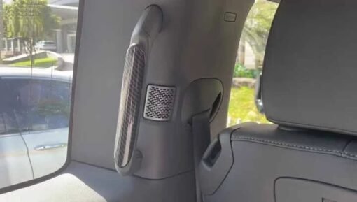 Interior Accessories Car Rear Inner Door Handle Decoration Strip Carbon Fiber Pattern for Defender 2020