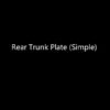 Rear Trunk Plate Rear Bumper Trim Decoration Trunk Metal Strip Protector For Defender 110 2020