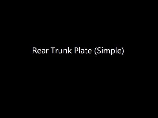 Rear Trunk Plate Rear Bumper Trim Decoration Trunk Metal Strip Protector For Defender 110 2020